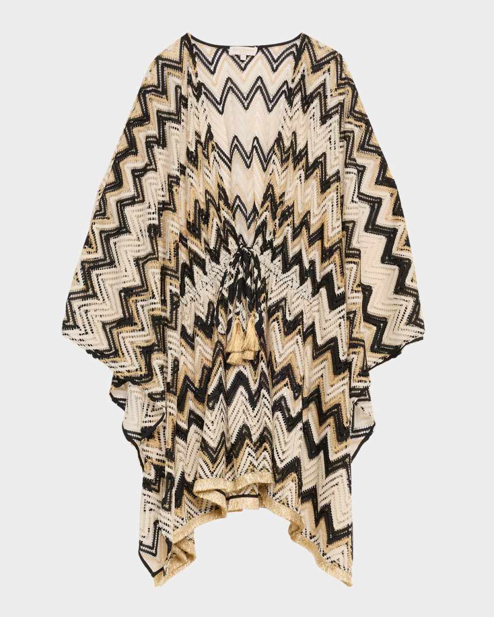 McKala Chevron Knit Sun Dress Coverup